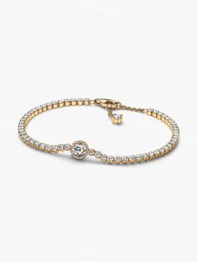 Pandora Sparkling Halo Tennis Bracelet